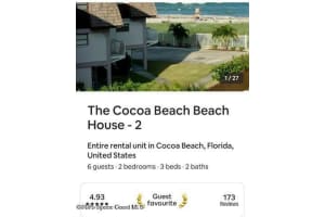 5350 Ocean Beach Boulevard, Cocoa Beach, FL 32931 Sold 11/14/25