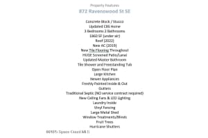 872 Ravenswood Street, Palm Bay, FL 32909 - MLS#1048414