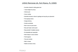 14542 Monrovia Lane, Fort Myers, FL 33905 - MLS#2026002484