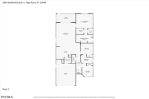 2561 Deerfield Lake Court, Cape Coral, FL 33909 - MLS#2026013913