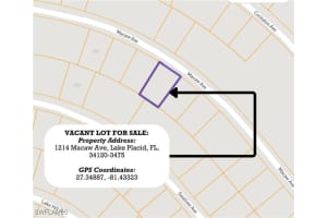 1214 Macaw Avenue, LAKE PLACID, FL 33852 Sold 09/17/24