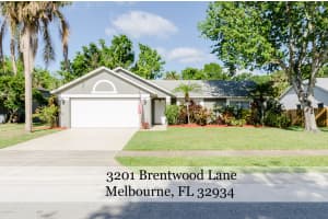 3201 Brentwood Ln, Melbourne, FL 32934, Sold 09/04/20