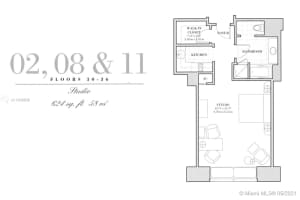 1435 Brickell Ave, Miami, FL 33131, Sold 09/15/21