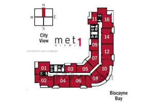 300 S Biscayne Blvd, Miami, FL 33131, Sold 03/18/22