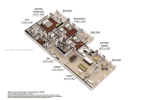 19122 Fisher Island Dr, Miami Beach, FL 33109, Sold 12/21/22