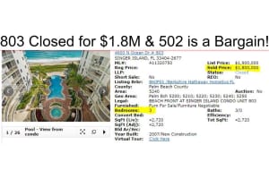 4600 N Ocean Dr, Riviera Beach, FL 33404, Sold 08/12/24