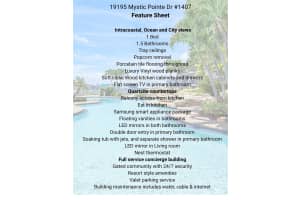 19195 NE 36th Pl #1407, Aventura, FL 33180, - MLS#A11821400