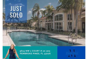 9615 NW 1st Ct 10 103, Pembroke Pines, FL 33024, Sold 06/08/22