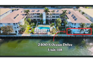 2400 E Ocean Dr 118, Hollywood, FL 33019 Sold 06/20/25