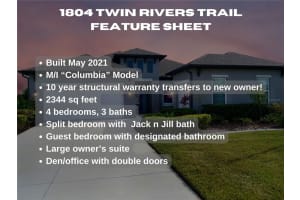 1804 TWIN RIVERS TRAIL, PARRISH, FL 34219 Sold 02/02/24
