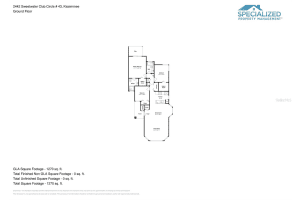 2442 SWEETWATER CLUB CIR #43, KISSIMMEE, FL 34746 Sold 07/25/25