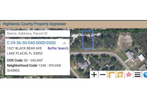 1527 BLACK BEAR AVENUE, LAKE PLACID, FL 33852 Sold 07/09/25