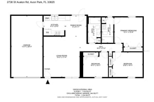 2736 W AVALON RD, AVON PARK, FL 33825 Sold 12/16/22