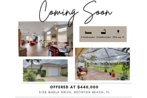 5134  Marla Drive, Boynton Beach, FL 33436 Sold 08/17/23