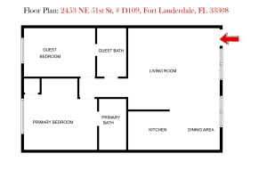 2453 NE 51st Street   D 109, Fort Lauderdale, FL 33308 Sold 08/22/23