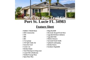 5050 NW Pine Trail Circle, Port Saint Lucie, FL 34983 Sold 06/07/24