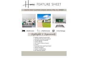 13373 NW Copper Creek Drive, Port Saint Lucie, FL 34987 Sold 08/27/24