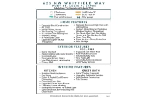 625 NW Whitfield Way, Port Saint Lucie, FL 34986 Sold 03/31/25