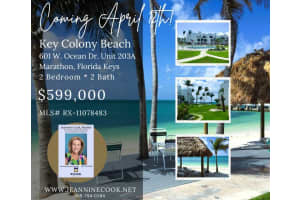601 W Ocean Dr Drive 203a, Key Colony Beach, FL 33051 - MLS#R11078483