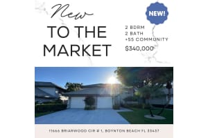 11666 Briarwood Circle 1, Boynton Beach, FL 33437 Sold 08/28/25