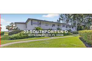 23 Southport Lane, Unit D, Boynton Beach