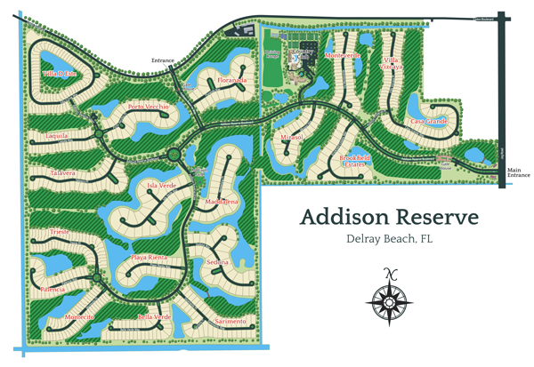 Addison Reserve siteplan